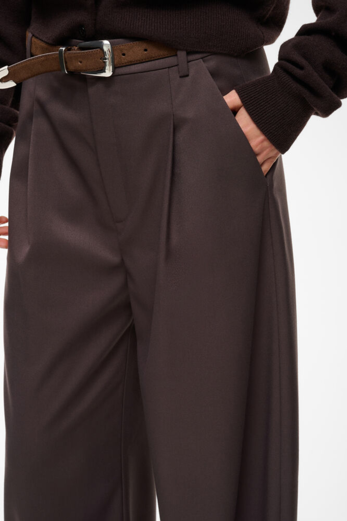 GZcallia MW Barrel Pants - Deep Plum - Gestuz