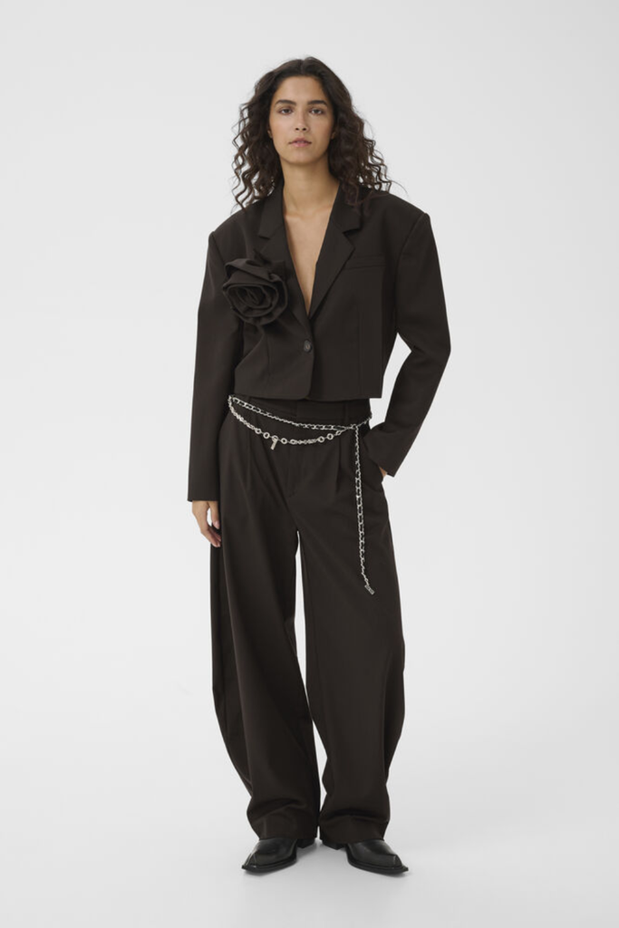 GZcallia MW Barrel Pants - Ganache - Gestuz