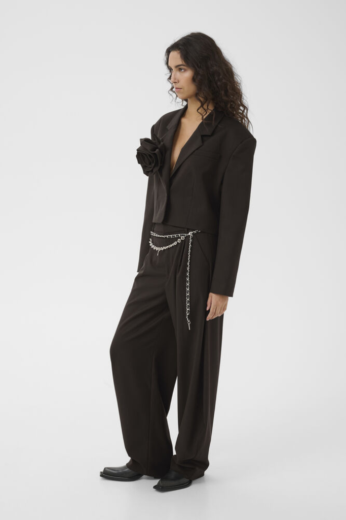 GZcallia MW Barrel Pants - Ganache - Gestuz