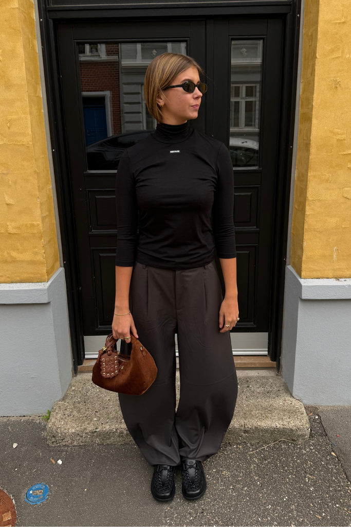 GZcallia MW Barrel Pants - Raven - Gestuz