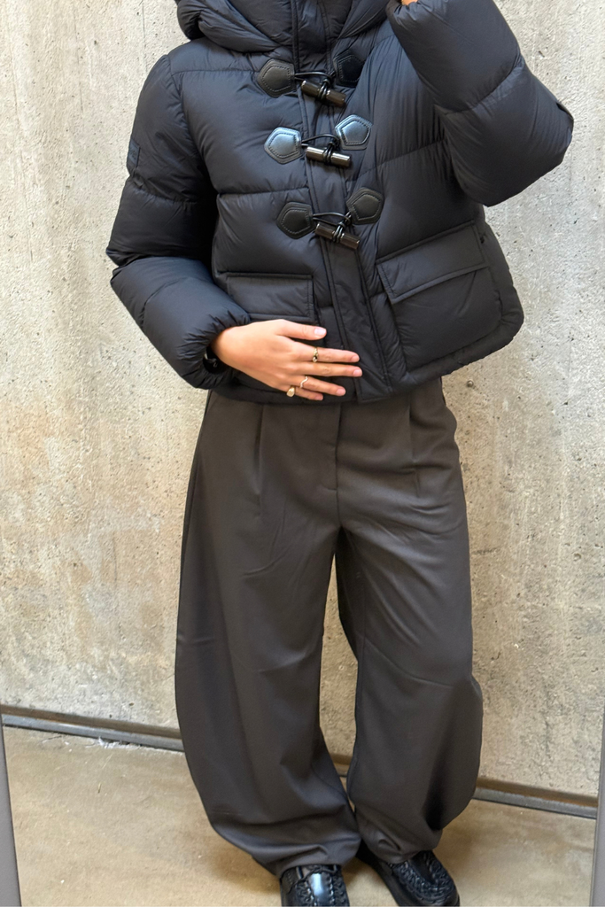GZcallia MW Barrel Pants - Raven - Gestuz