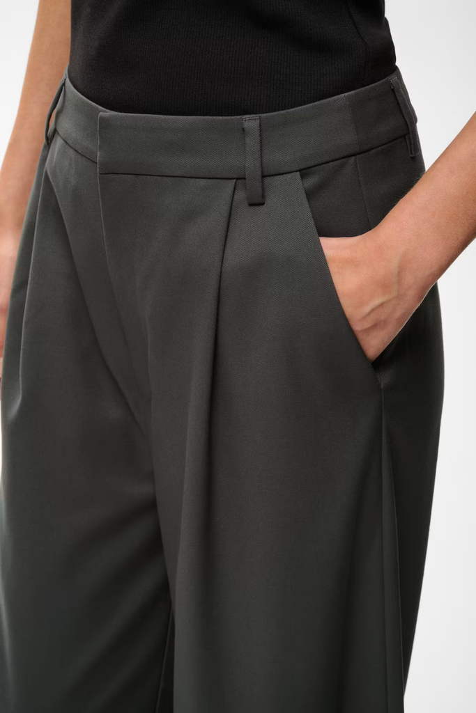 GZcallia MW Barrel Pants - Raven - Gestuz