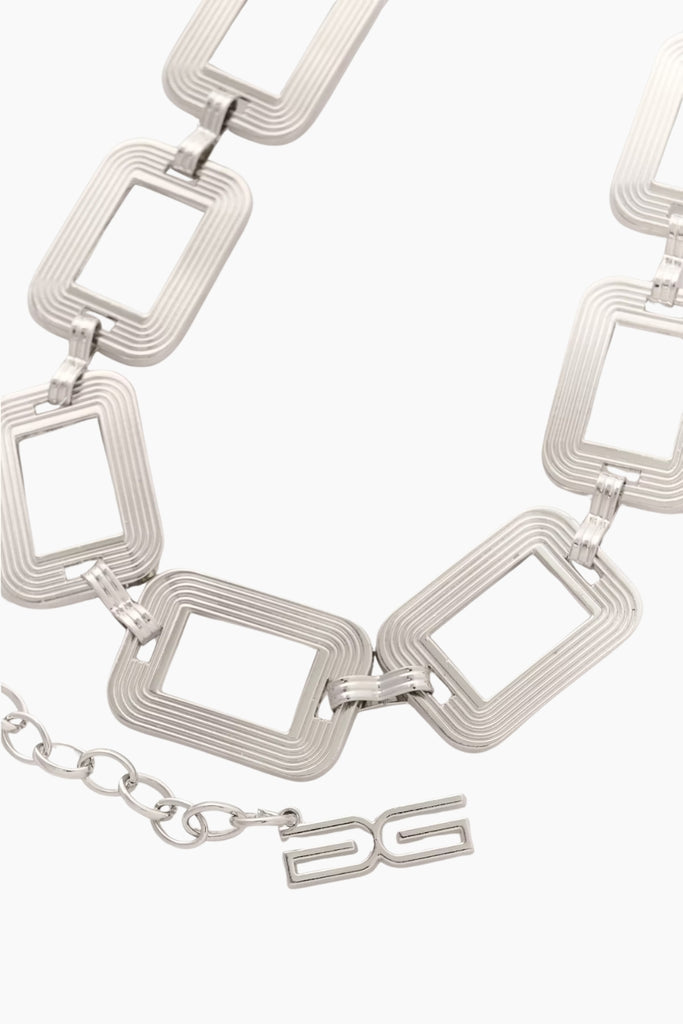 GZchannie Chain Belt - Silver - Gestuz