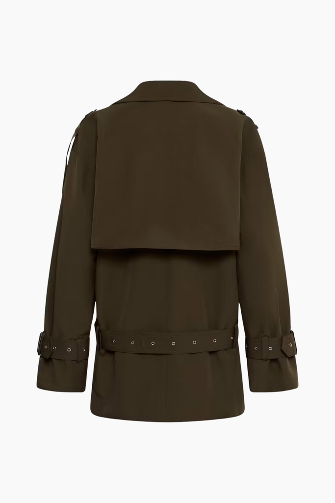 GZcherally Short Trenchcoat - Slate Black - Gestuz
