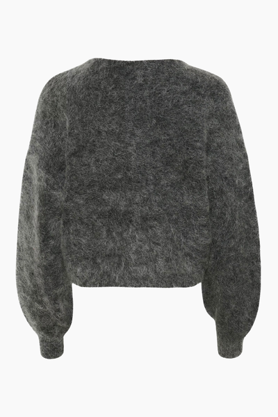 GZdebbie Cardigan Noos - Charcoal Melange - Gestuz