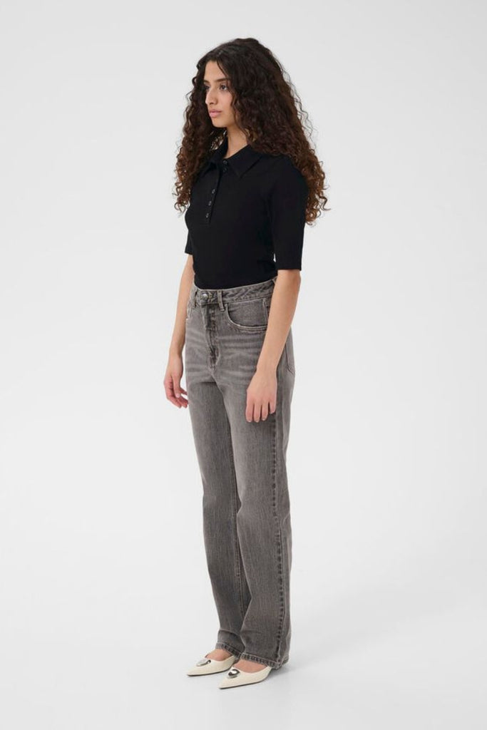 GZdrew Polo Top - Black - Gestuz