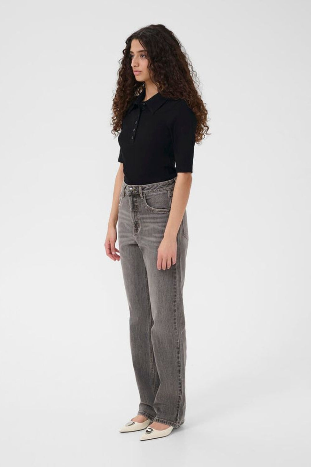 GZdrew Polo Top - Black - Gestuz