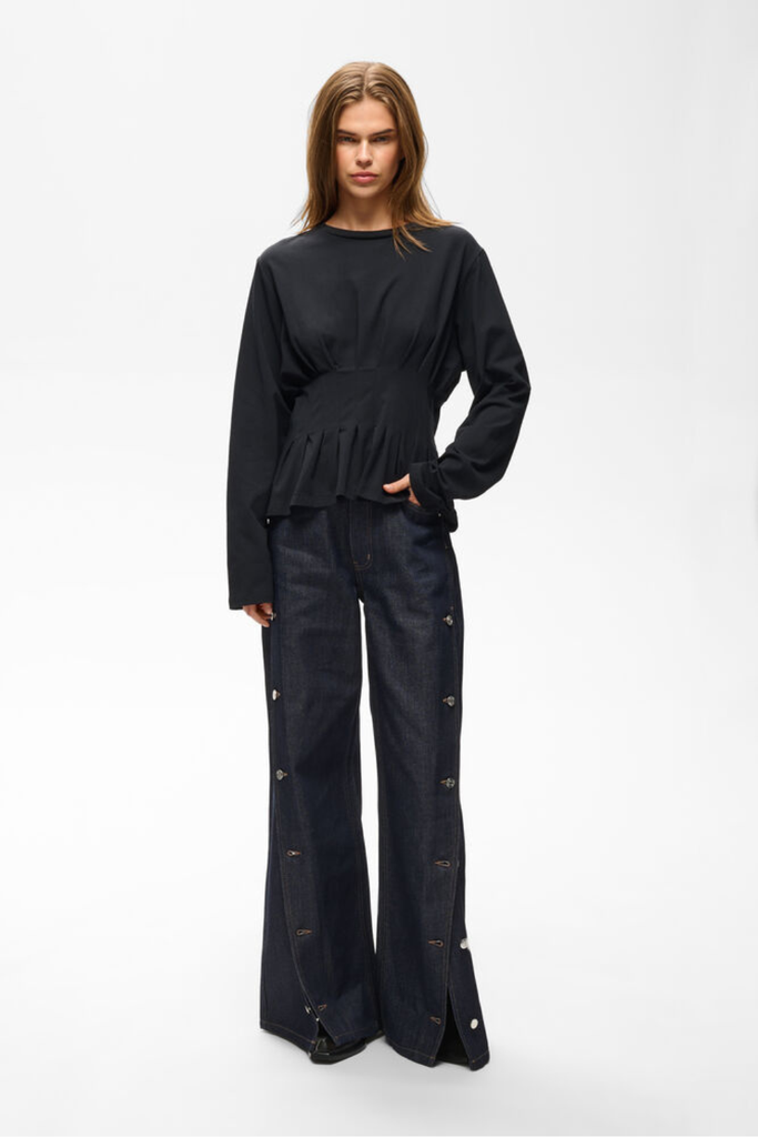 GZinez LS Tee - Black - Gestuz