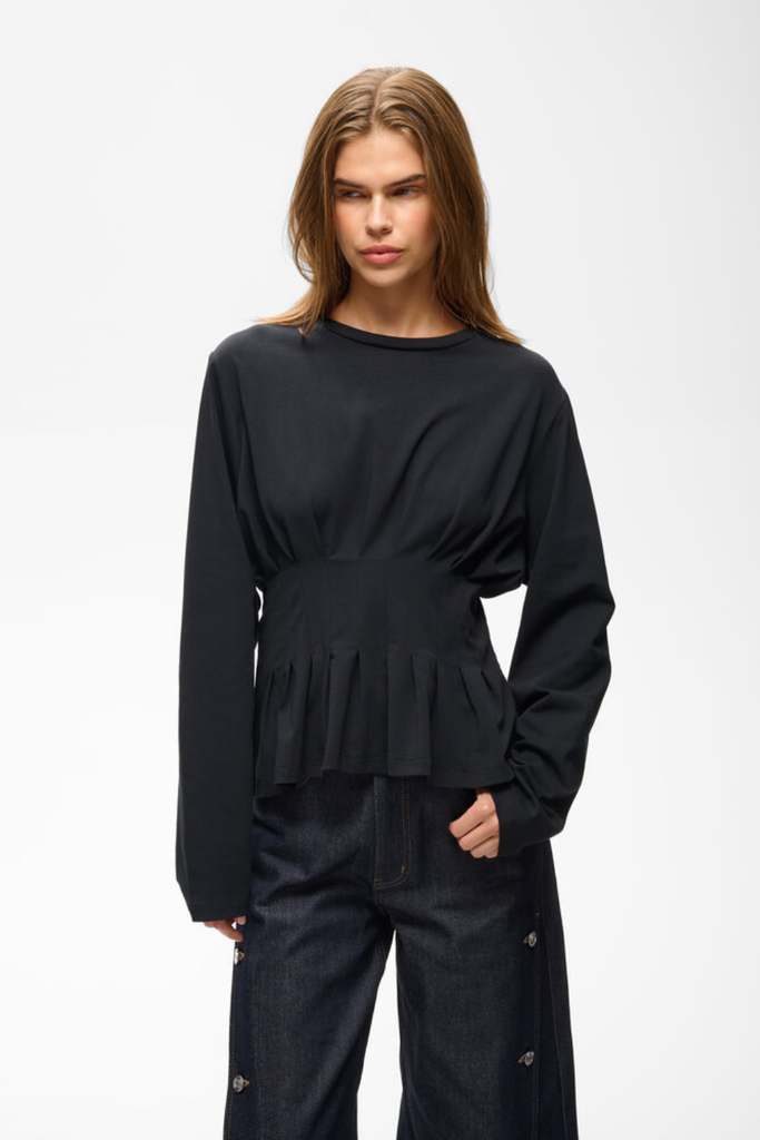 GZinez LS Tee - Black - Gestuz