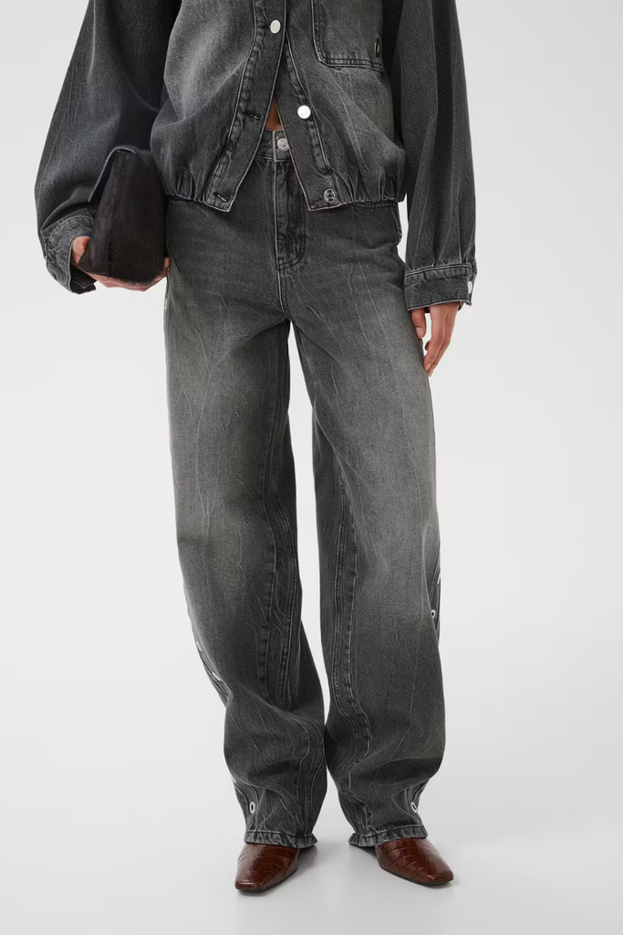 GZlaida HW Balloon Jeans - Grey Wash - Gestuz