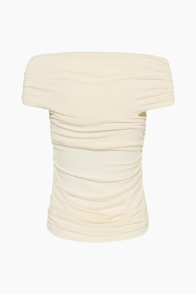 GZlaily Off Shoulder Top - Egret - Gestuz