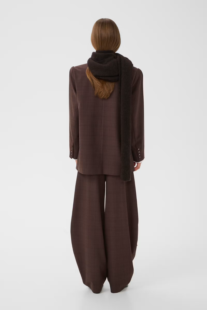 GZlavana Blazer - Brown Check - Gestuz