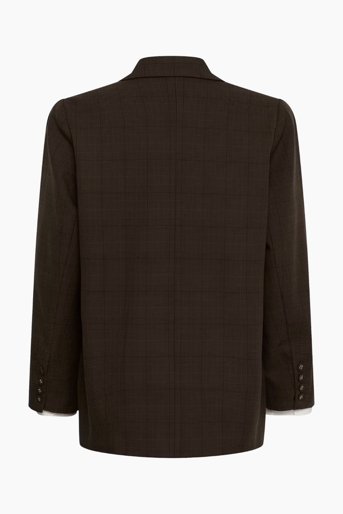 GZlavana Blazer - Brown Check - Gestuz