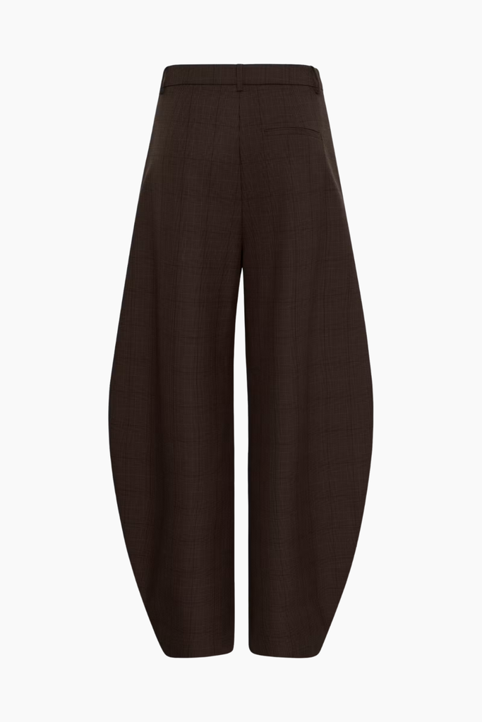 GZlavana HW Pants - Brown Check - Gestuz