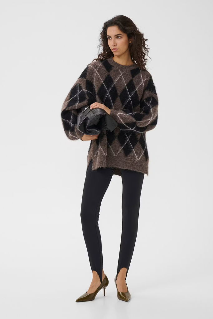 GZlyrose Strap Leggings - Black - Gestuz