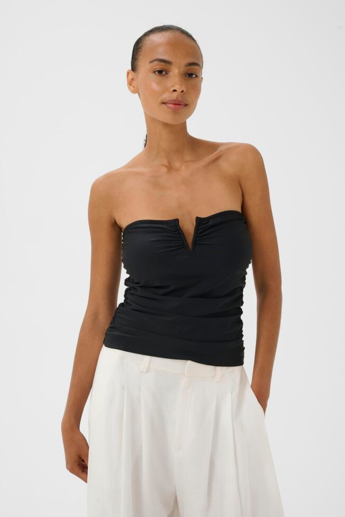 GZmao Tube Top - Black - Gestuz
