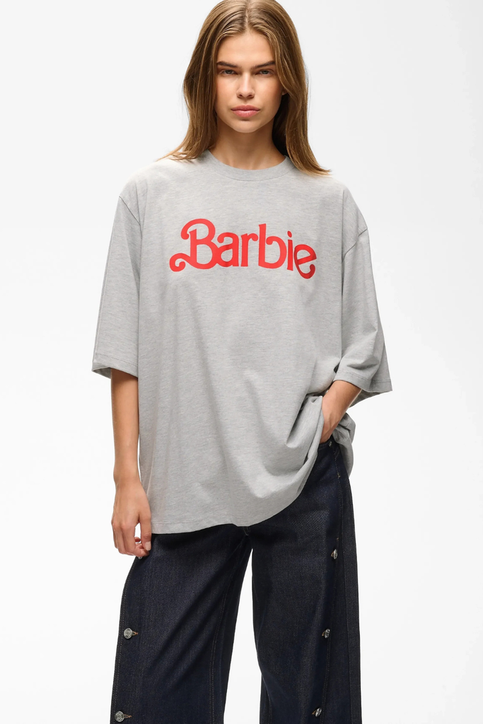 GZnadya Tee - Light Grey Melange - Gestuz