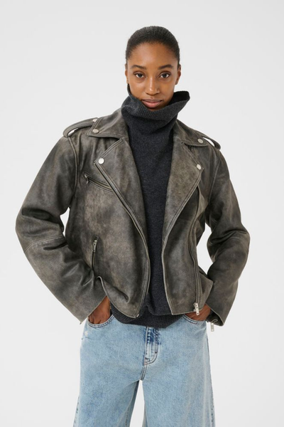 GZnaomi Vintage Jacket - Cold Vintage Grey - Gestuz