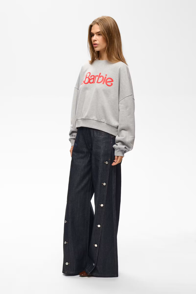 GZnaya Sweatshirt - Light Grey Melange - Gestuz