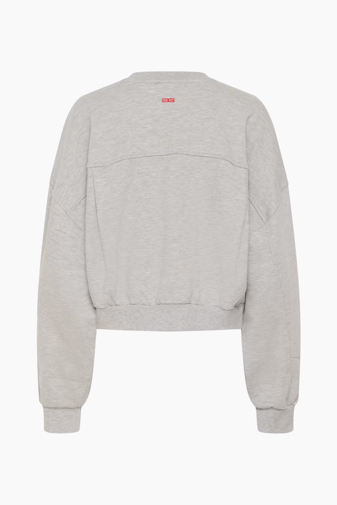 GZnaya Sweatshirt - Light Grey Melange - Gestuz