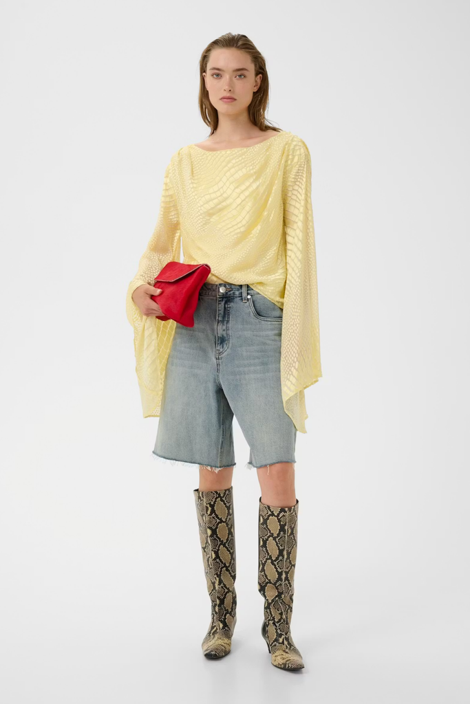 GZnoma MW Shorts - Vintage Mid Blue Wash - Gestuz