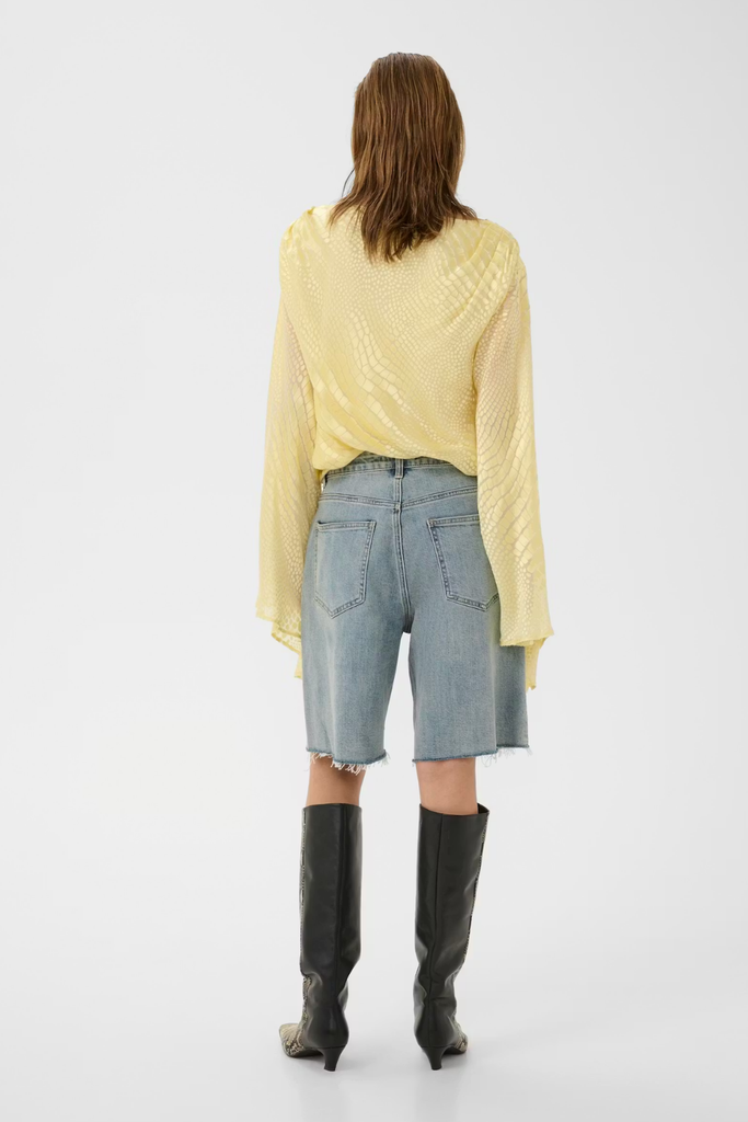 GZnoma MW Shorts - Vintage Mid Blue Wash - Gestuz