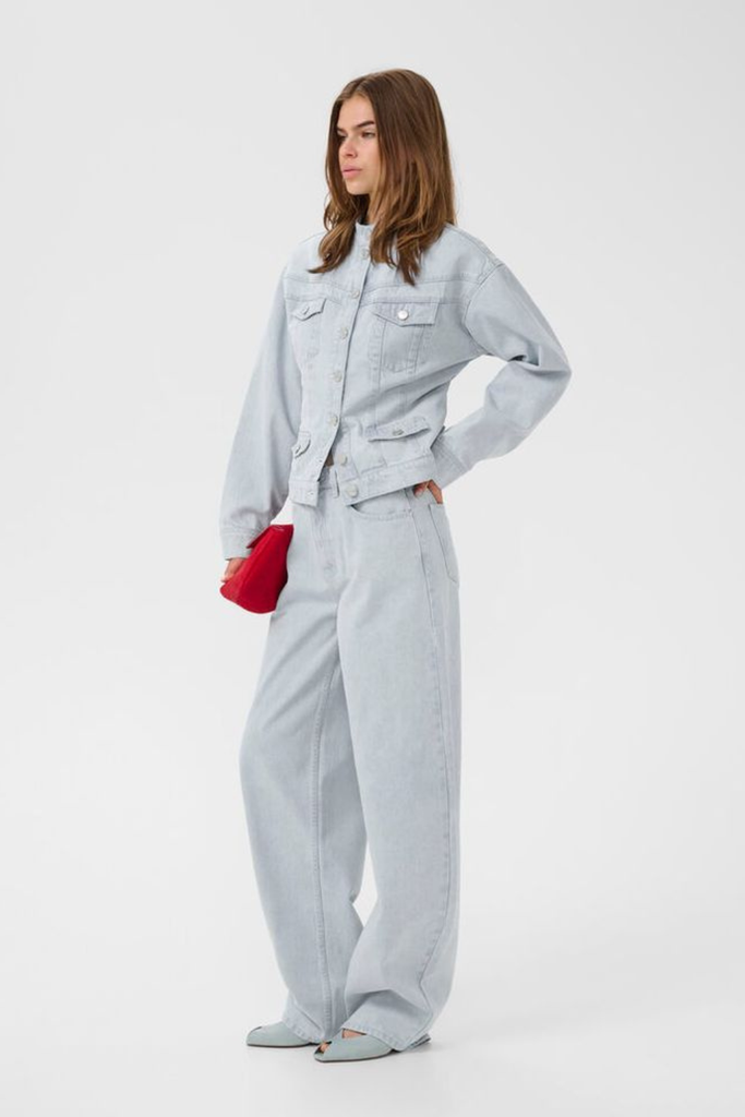 GZparwana HW Barrel Jeans - Vintage Light Denim - Gestuz