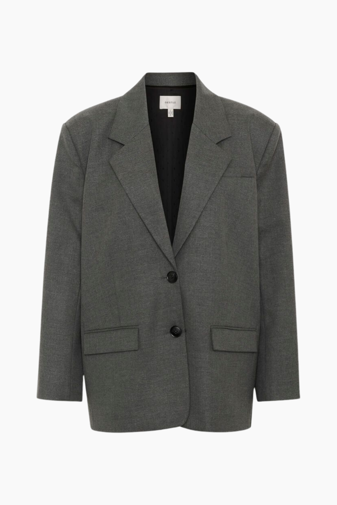 GZpaula OZ Blazer NOOS - Dark Grey Melange - Gestuz