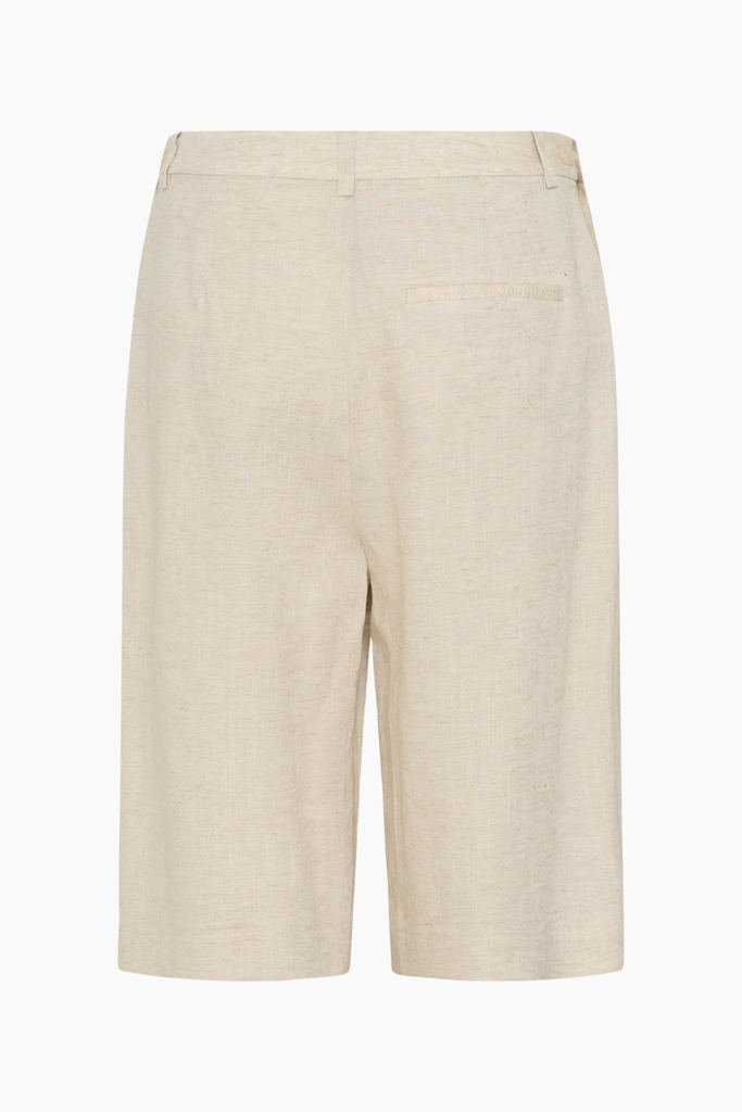 GZriava MW Shorts - Light Sand Melange/Nature - Gestuz
