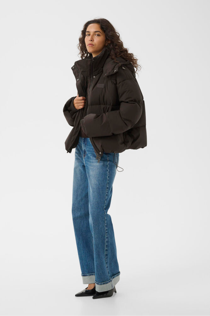 GZroa Short Puffer - Ganache - Gestuz