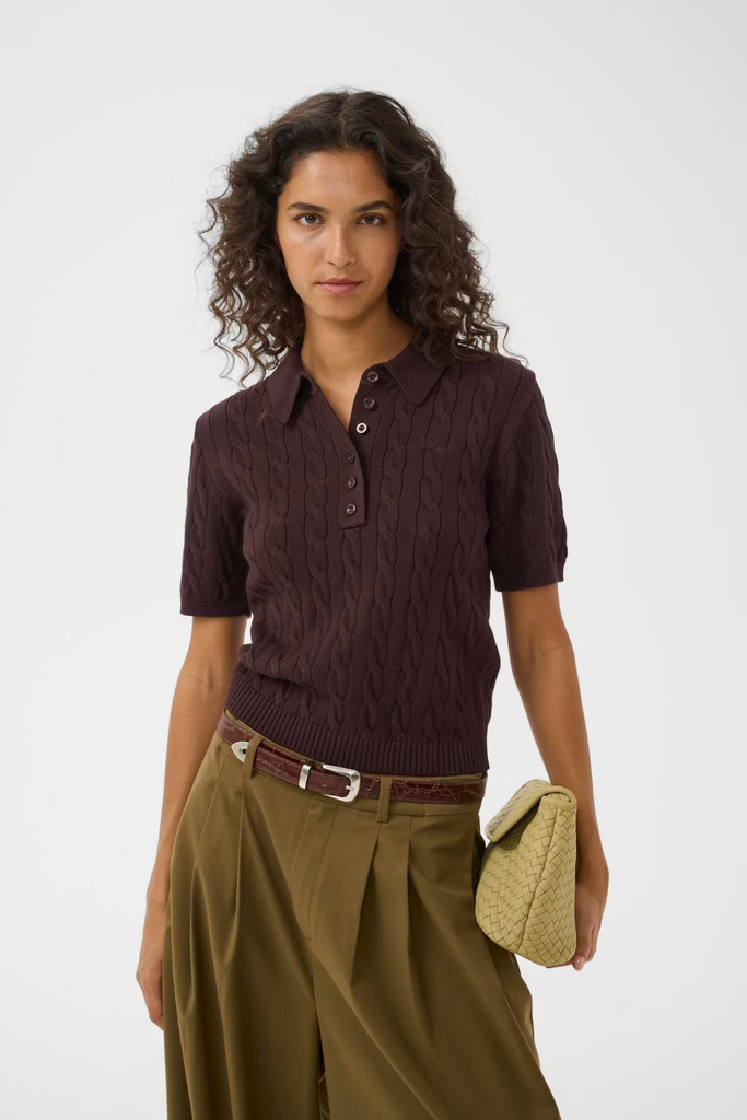 GZthilla Polo Pullover - Molé - Gestuz