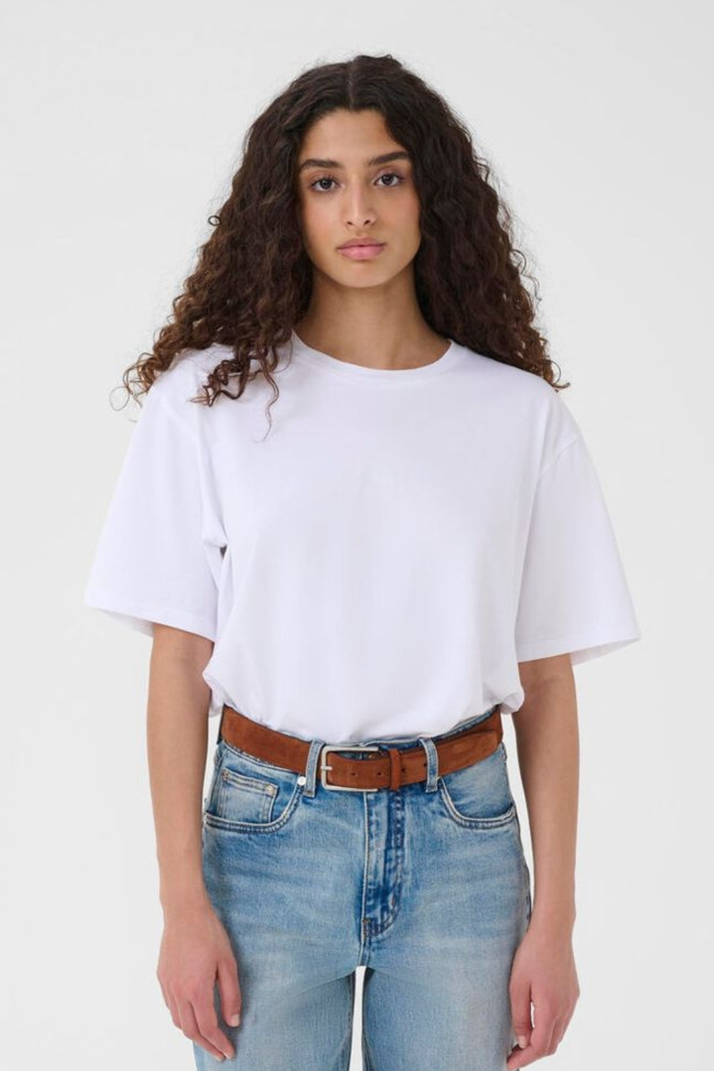 GZtima SS Tee - Bright White - Gestuz