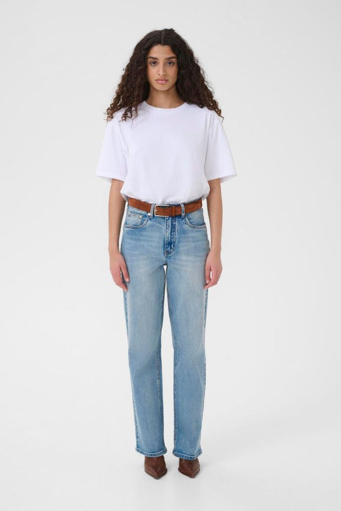 GZtima SS Tee - Bright White - Gestuz