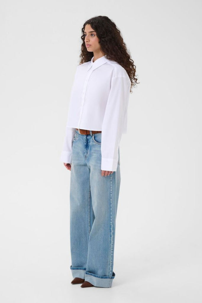 GZyork Short Shirt - Bright White - Gestuz