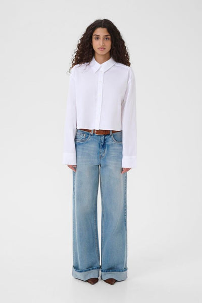 GZyork Short Shirt - White - Gestuz