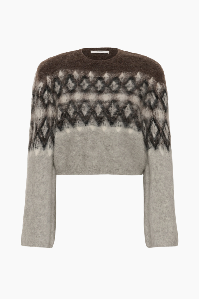 GZzarina Multi Pullover - Grey Multi Comb - Gestuz