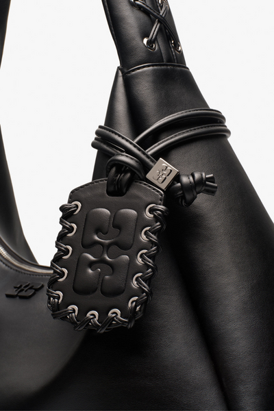 Ganni Bou Bag Hobo XXL A6639 - Black - GANNI