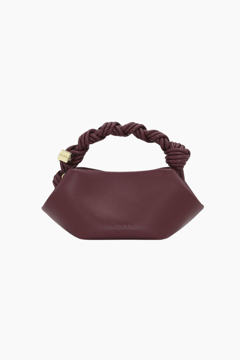 Ganni Bou Bag Mini A6947 - Burgundy - GANNI