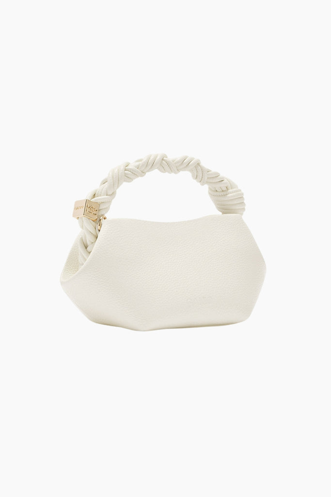 Ganni Bou Bag Mini Grained B2100139 - Egret - GANNI