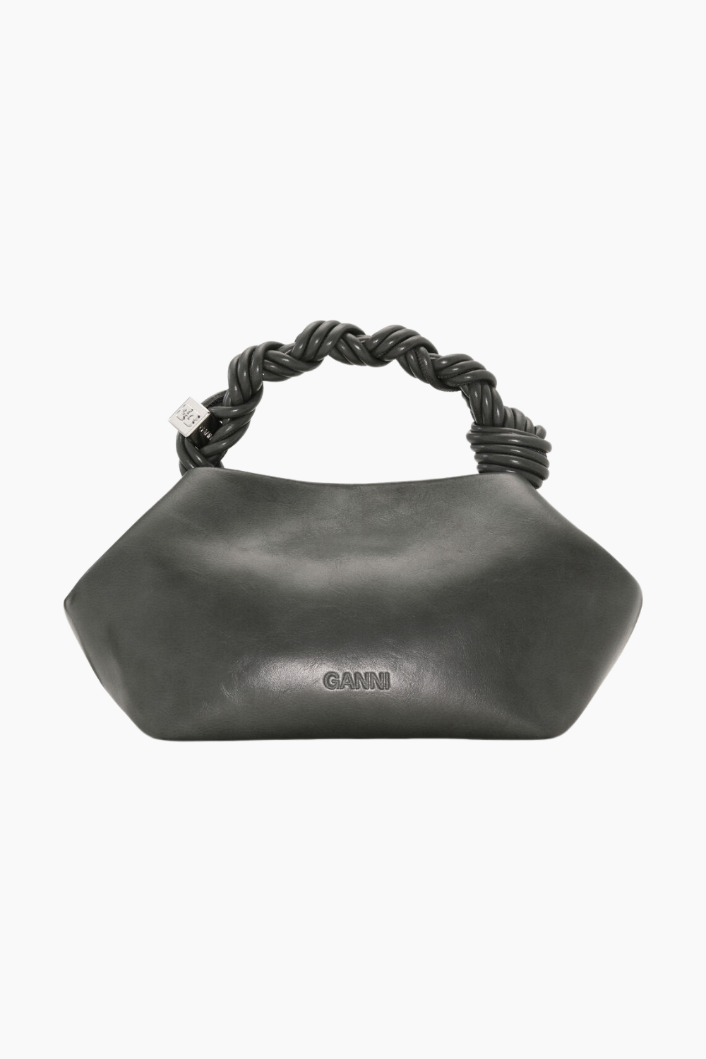 Ganni Bou Bag Small A6864 - Steal Grey - GANNI