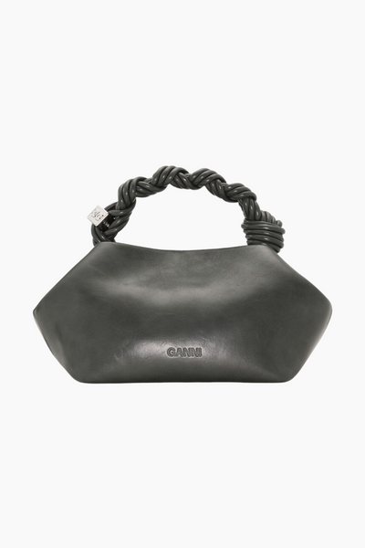 Ganni Bou Bag Small A6864 - Steal Grey - GANNI