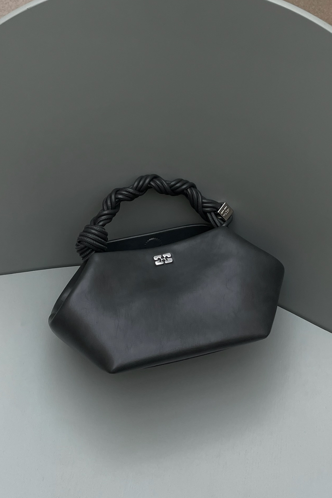 Ganni Bou Bag Small A6864 - Steal Grey - GANNI