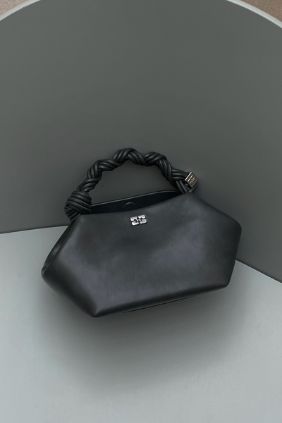 Ganni Bou Bag Small A6864 - Steal Grey - GANNI