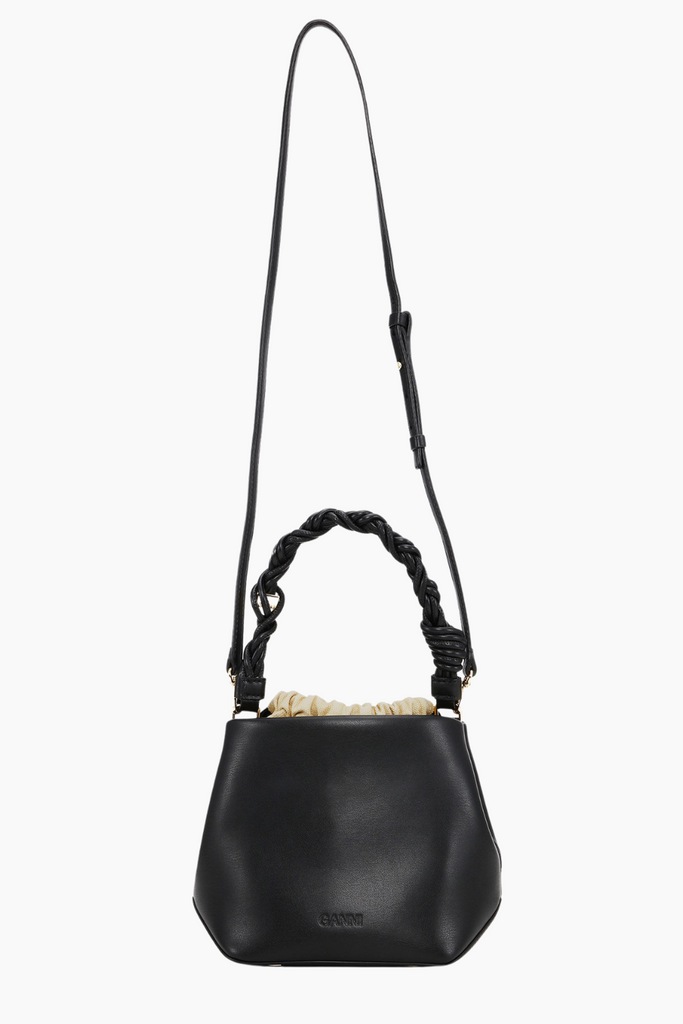 Ganni Bou Bucket Bag A5657 - Black - GANNI
