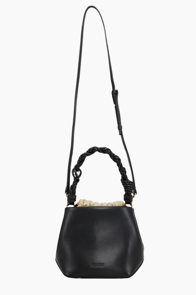 Ganni Bou Bucket Bag A5657 - Black - GANNI