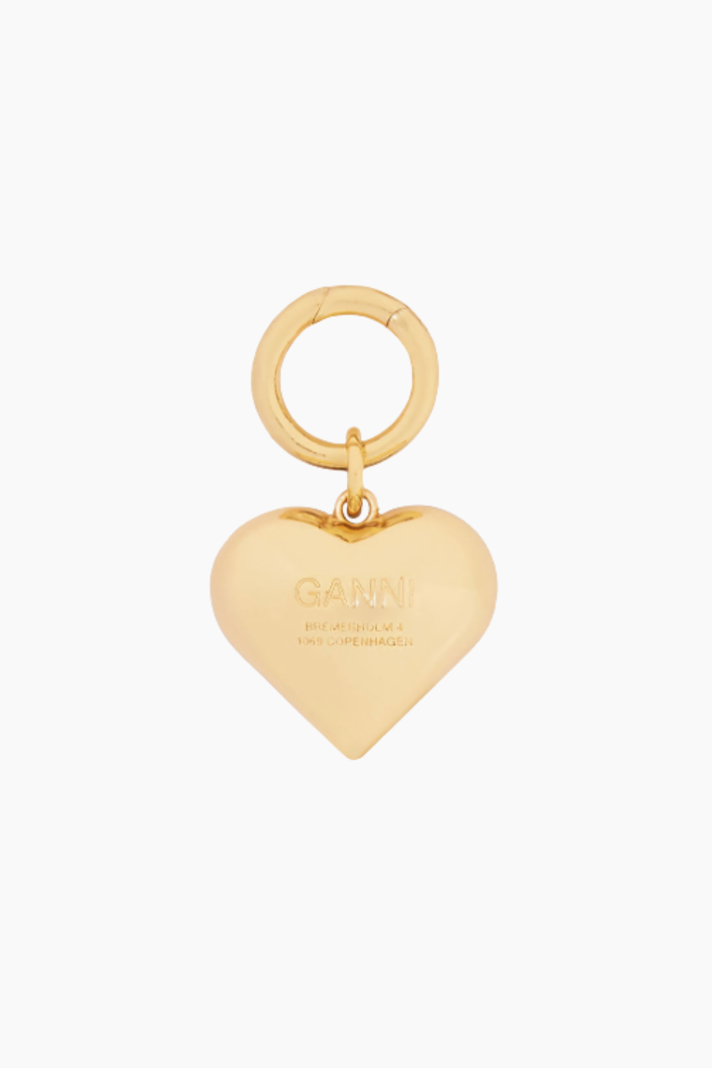 Ganni Bou Heart Charm A7185 - Leopard - GANNI