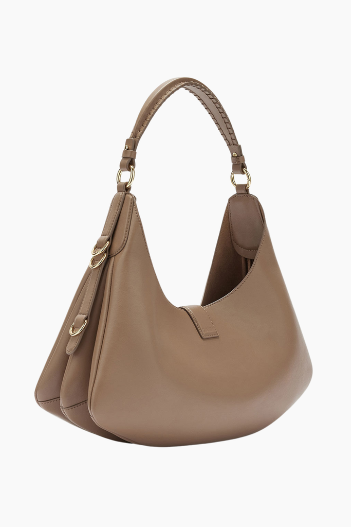 Ganni Kat Small Butter Bag B2070108 - Coca Mocha- GANNI