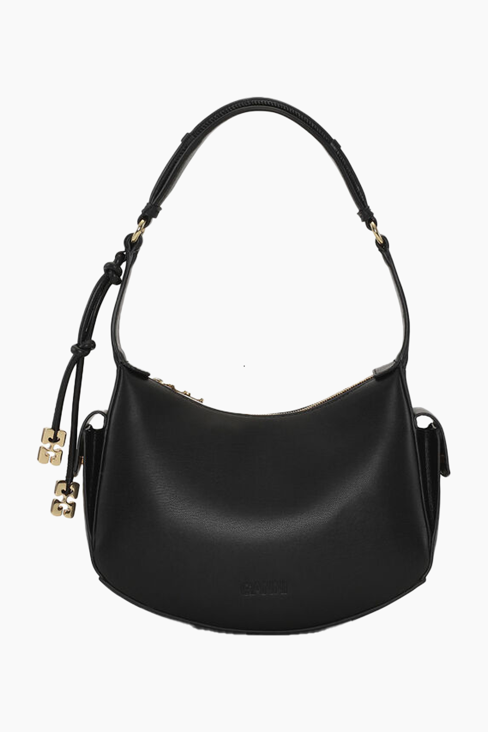 Ganni Shoulder Bag A5416 - Black - GANNI