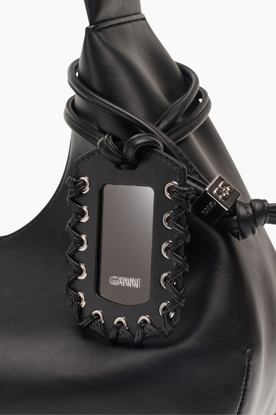 Ganni Bou Bag Hobo Medium A6837 - Black - GANNI-4