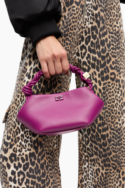 Ganni Bou Bag Mini A6511 - Boysenberry - GANNI-9